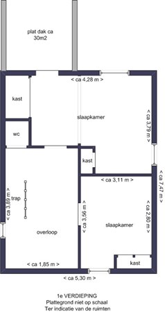 Floorplan - Goudmijnstraat 37, 5348 JH Oss